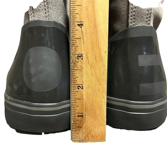 Sorel Cheyanne Metro Hi Lace Suede Leather Quarry Gray Waterproof Boots Mens 9.5 - Picture 10 of 16